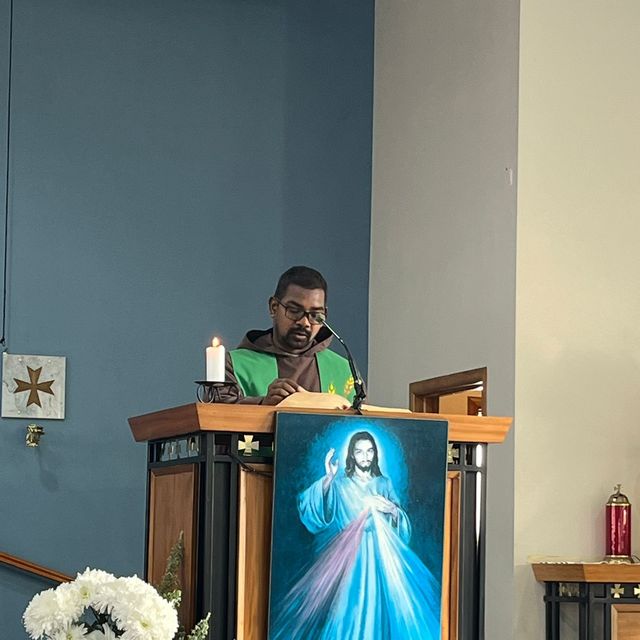 Preaching at the ambo