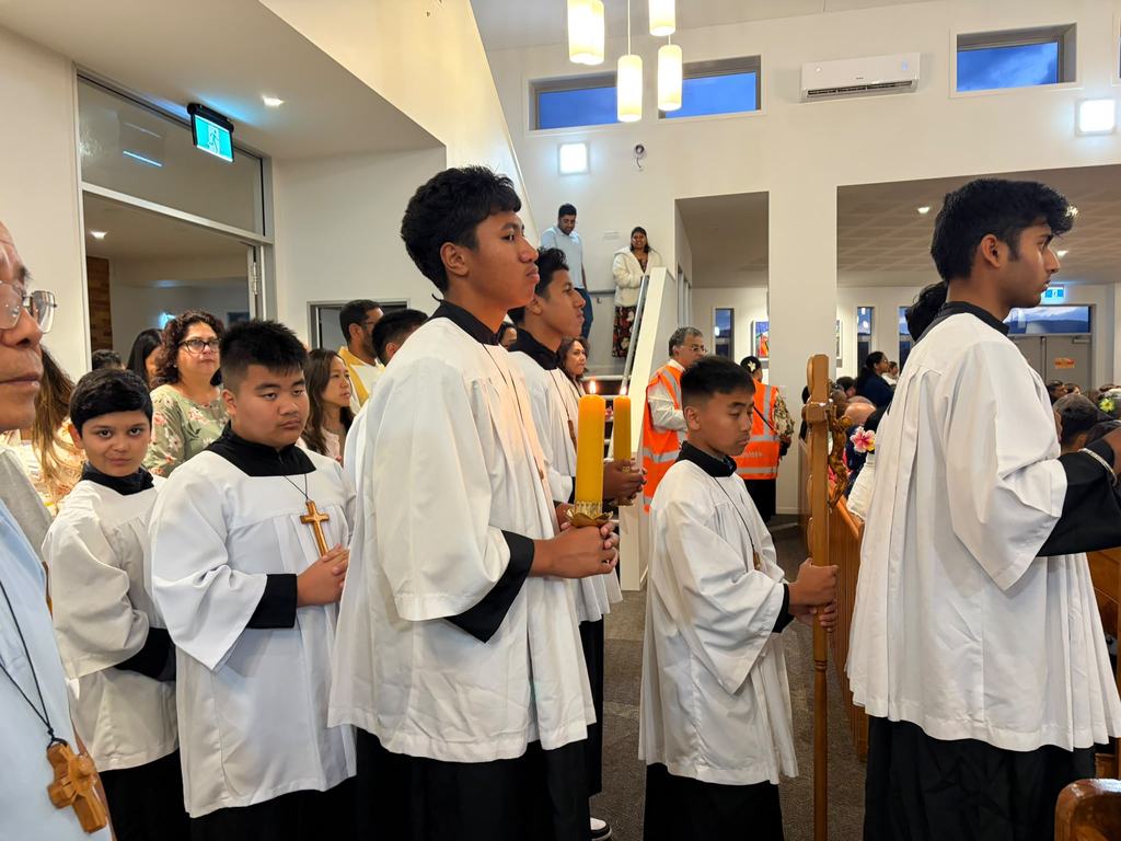 The entrance procession