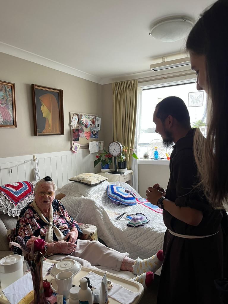 A bedside visit