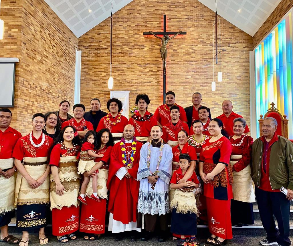 A community celebration in traditional dress