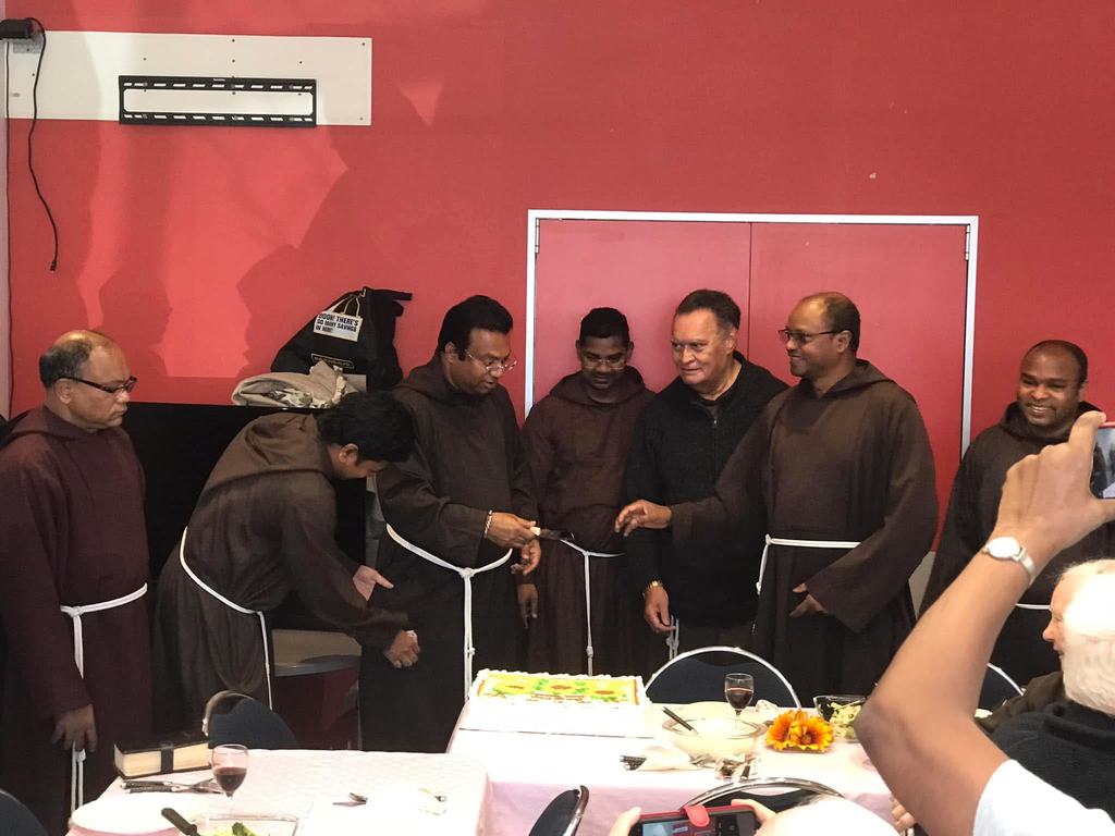 A celebration in the friary