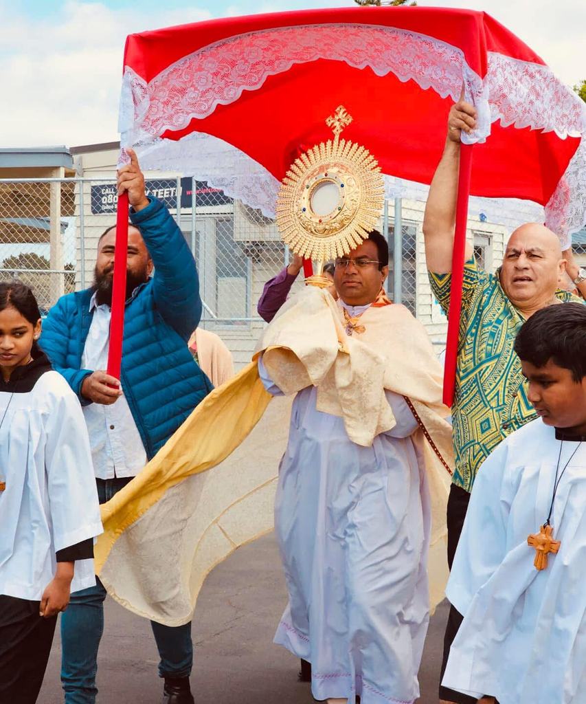 A Eucharistic procession
