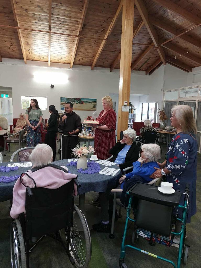 Afternoon tea at a rest home