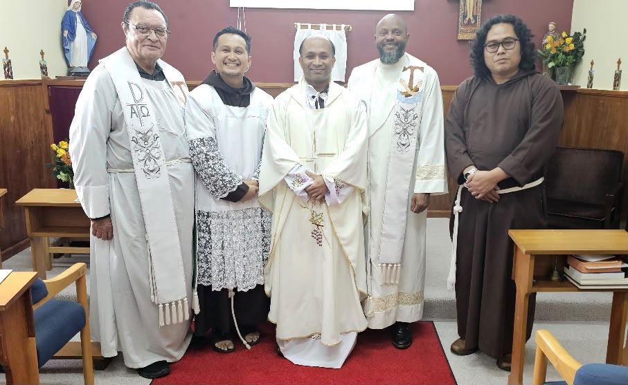 Concelebrating Mass